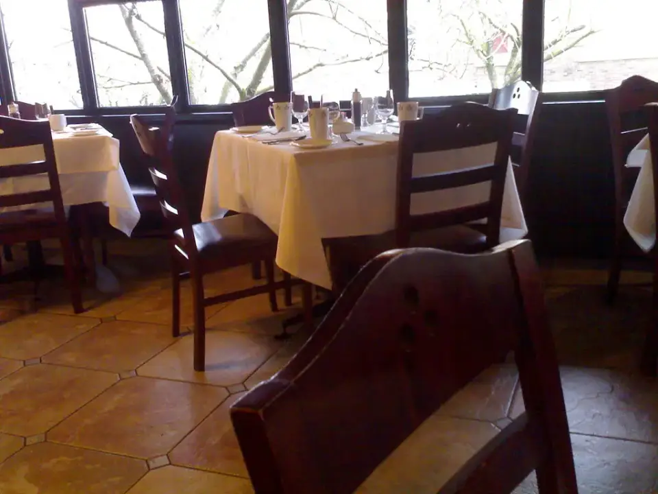 Znajome wnętrze bistro, które rzadko się zmienia