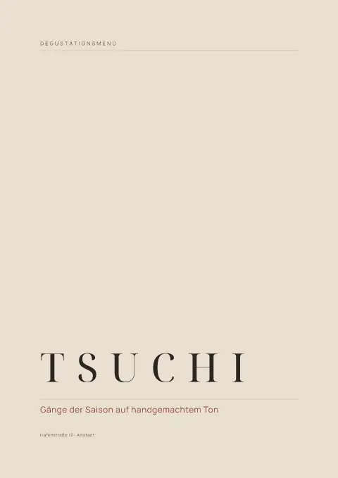 Raku-Jahreszeiten – Vorschau der Speisekarten-Vorlage