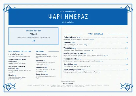 Ασβεστωμένα δίχτυα – προεπισκόπηση προτύπου μενού