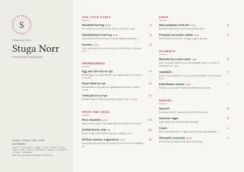Birch Solstice – menu template preview