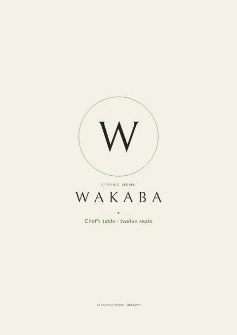 Matcha Chapter – menu template preview
