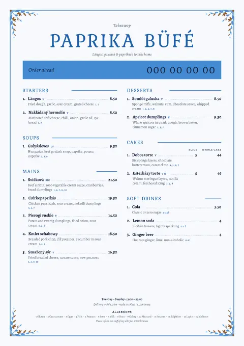 Paprika Stitch – menu template preview