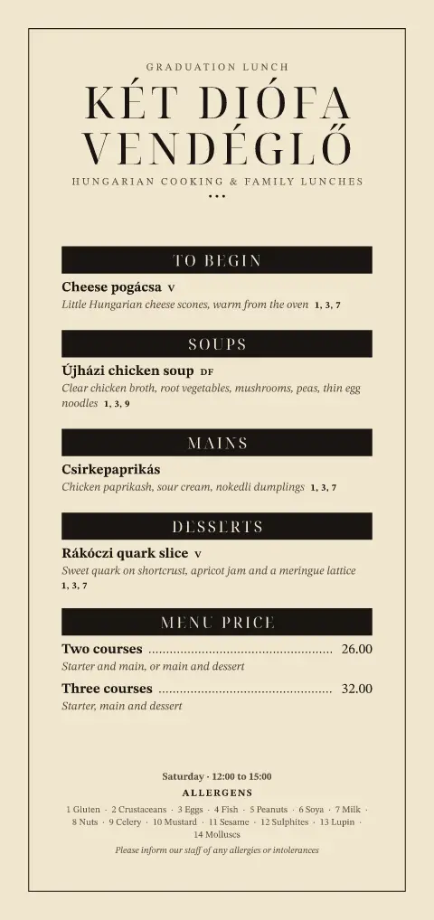 Pogácsa Satchel – menu template preview