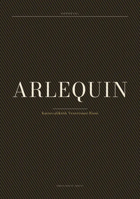 Harlekiin noir – menüümalli eelvaade