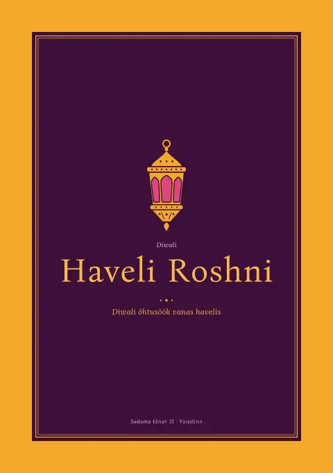 Peiulille haveli – menüümalli eelvaade