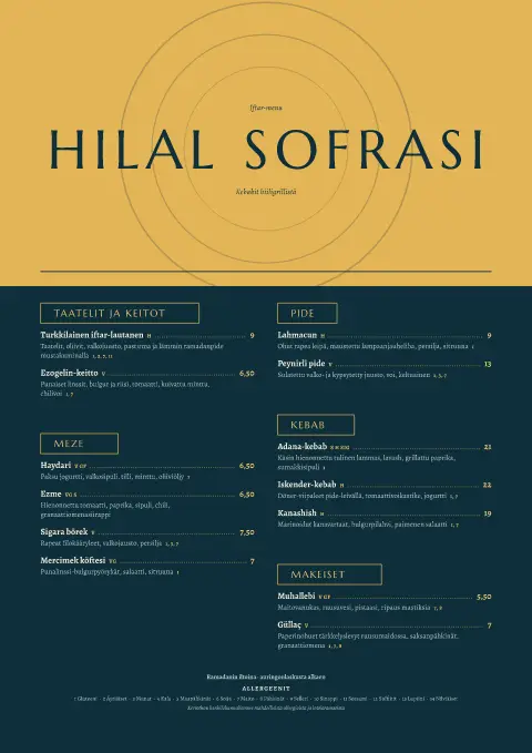 Messinkisirppi – ruokalistapohjan esikatselu