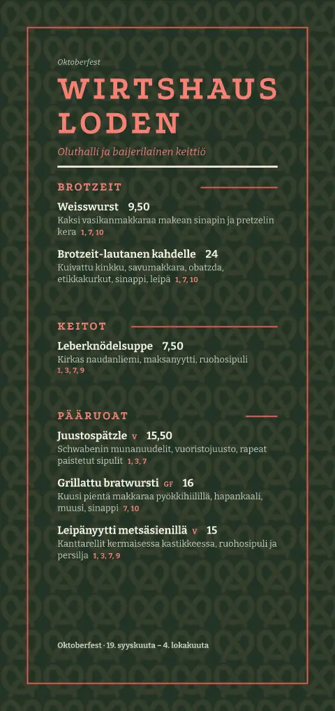 Lodenpretzeli – ruokalistapohjan esikatselu