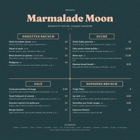 Vinyle pêche – aperçu du modèle de menu