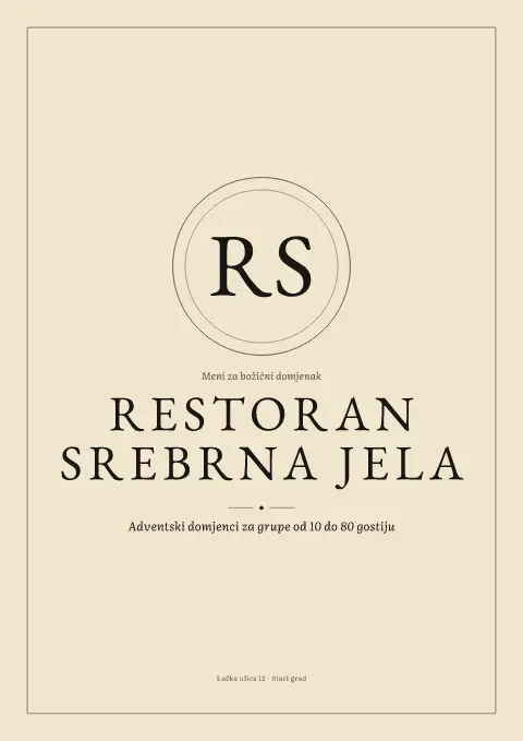 Adventski salon – pregled predloška jelovnika