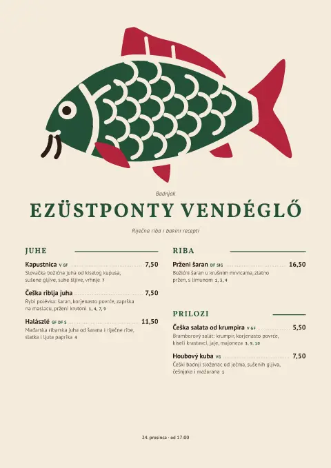 Večer maka – pregled predloška jelovnika