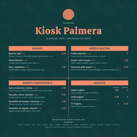Laguna ananasa – pregled predloška jelovnika