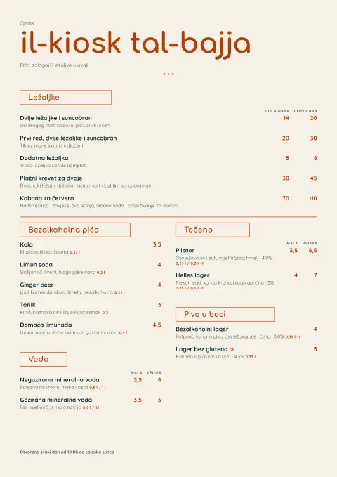 Oblutak – pregled predloška jelovnika
