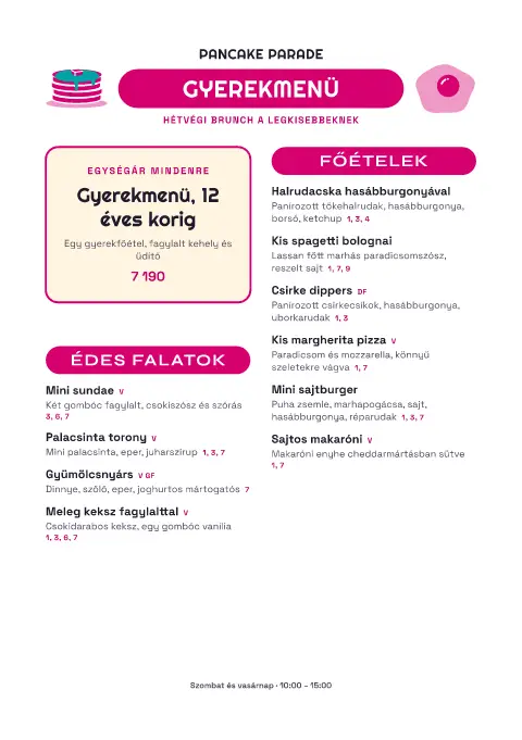 Magenta Hopscotch – étlapsablon előnézete