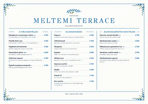 Whitewash Spring – étlapsablon előnézete