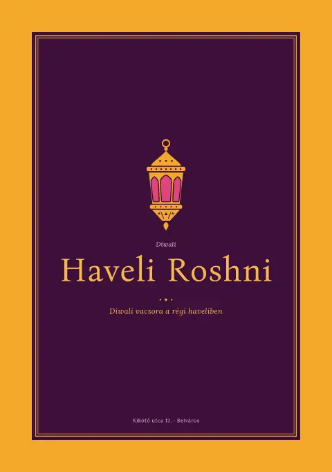 Marigold Haveli – étlapsablon előnézete
