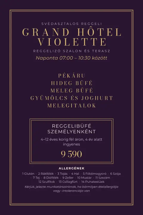 Aubergine Dawn – étlapsablon előnézete
