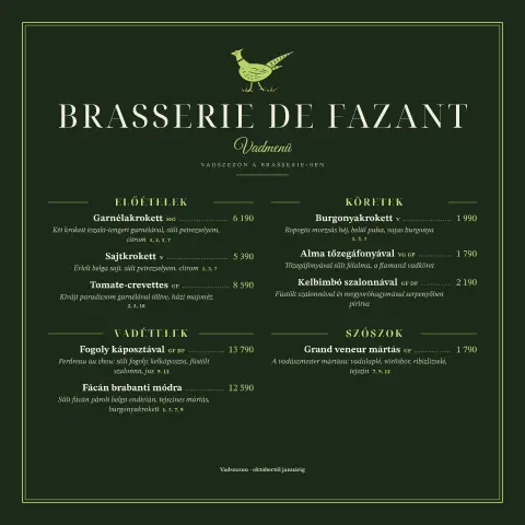 Brabançonne – étlapsablon előnézete