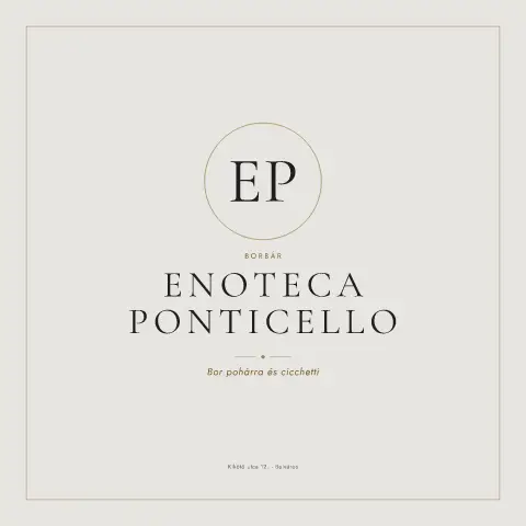 Brass Cicchetti – étlapsablon előnézete