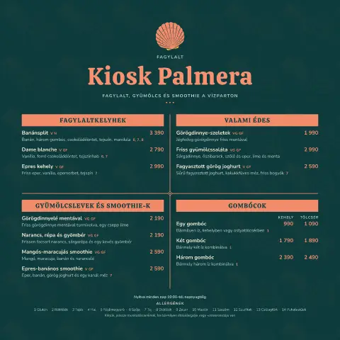 Pineapple Lagoon – étlapsablon előnézete