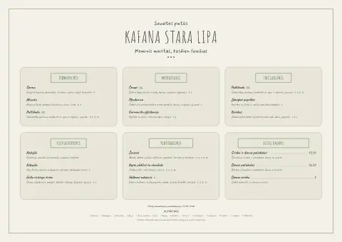 Liepų savaitė – meniu šablono peržiūra