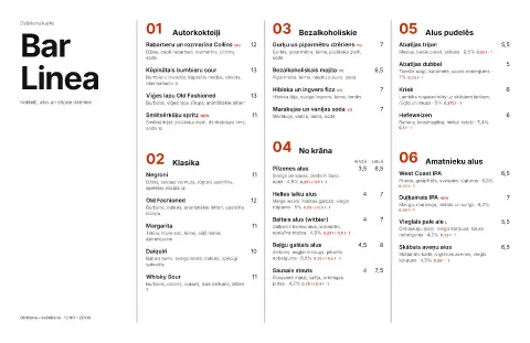 Sarkanais signāls – ēdienkartes veidnes priekšskatījums