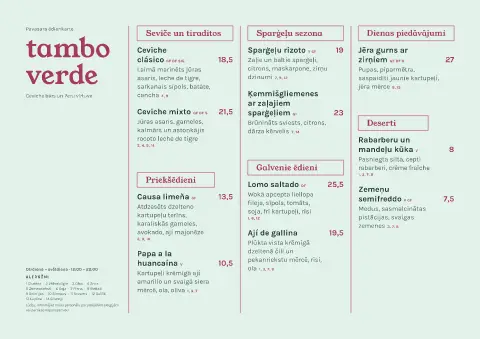 Piparmētru tiradito – ēdienkartes veidnes priekšskatījums