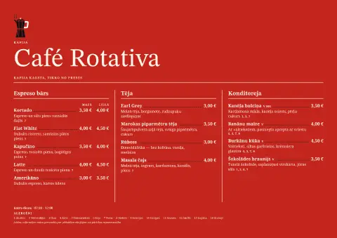 Rīta prese – ēdienkartes veidnes priekšskatījums