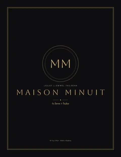 Midnight Folio – preview tal-mudell ta' menu