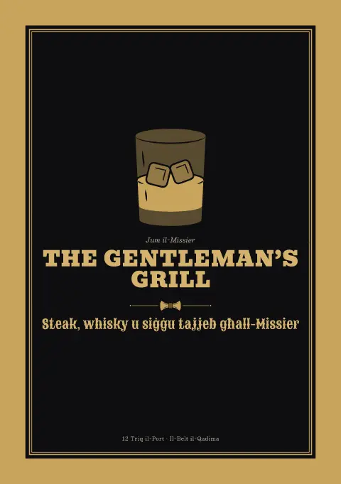 Gilded Tumbler – preview tal-mudell ta' menu