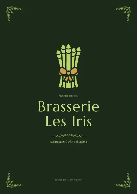 Absinthe Stalks – preview tal-mudell ta' menu