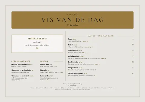 Marble Tide – voorbeeld van menukaarttemplate
