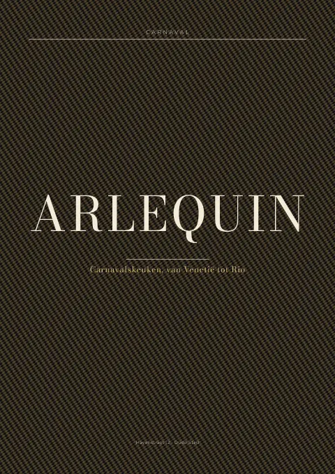 Harlequin Noir – voorbeeld van menukaarttemplate