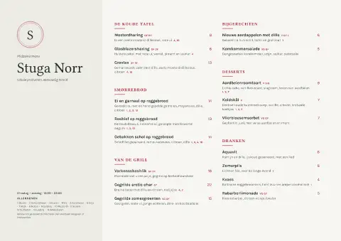 Birch Solstice – voorbeeld van menukaarttemplate