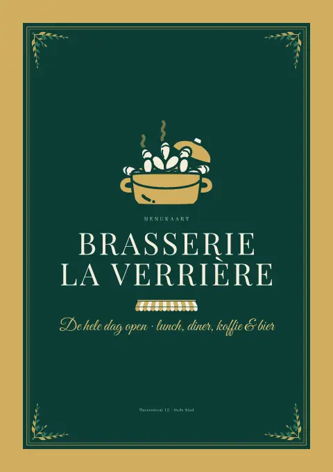 Emerald Awning – voorbeeld van menukaarttemplate