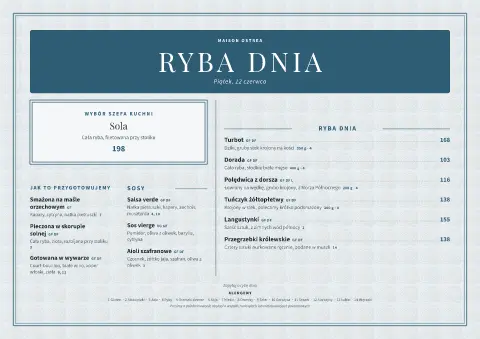 Ostrygowa mgła – podgląd szablonu menu