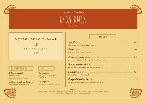 Kraftowa solanka – podgląd szablonu menu