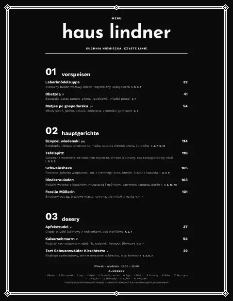 Weimarska czerń – podgląd szablonu menu