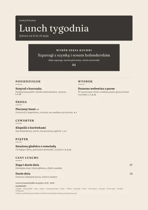 Szparagowy tydzień – podgląd szablonu menu