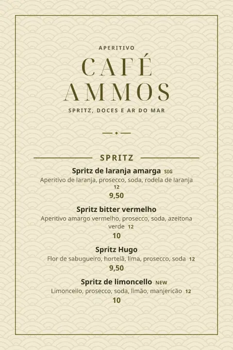 Terraço de oliveira – pré-visualização do modelo de menu