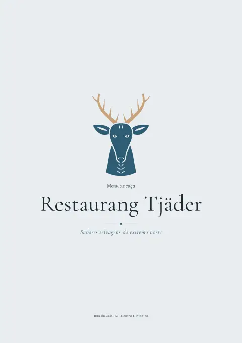 Névoa da tundra – pré-visualização do modelo de menu