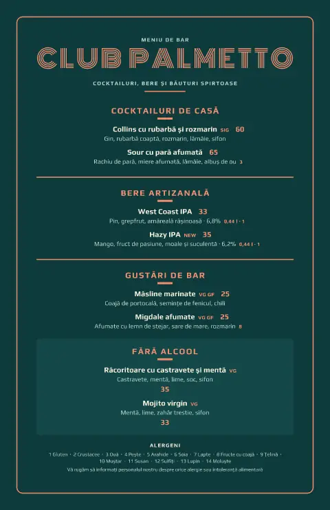 Voltaj tiki – previzualizare model de meniu