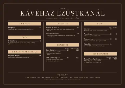 Cremă cu boia – previzualizare model de meniu